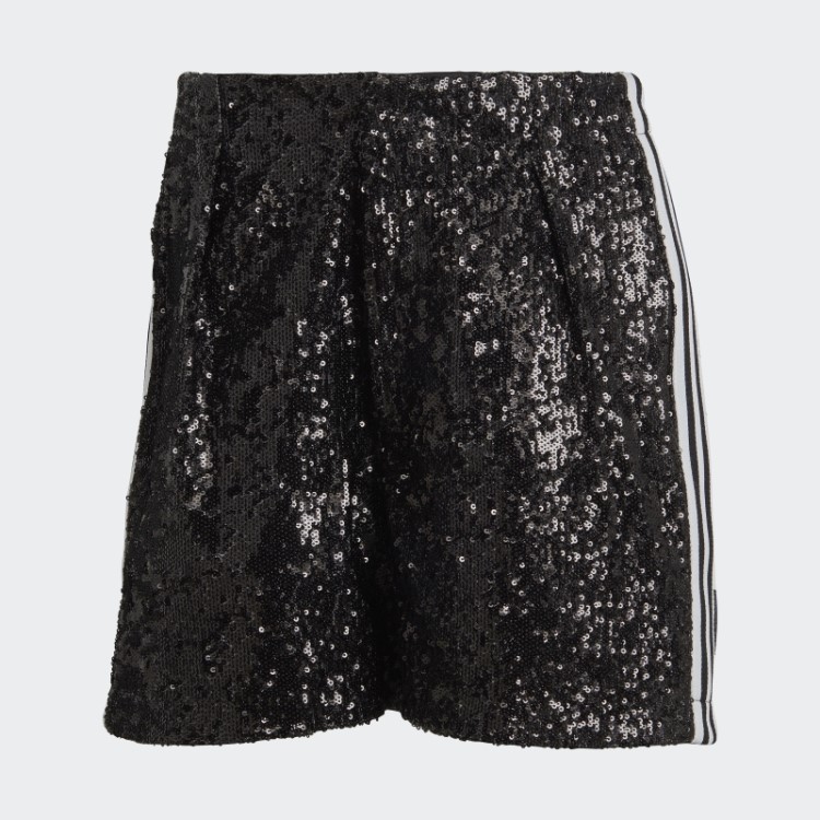 Bermuda De Lantejoulas Versão Azul Adidas Preto