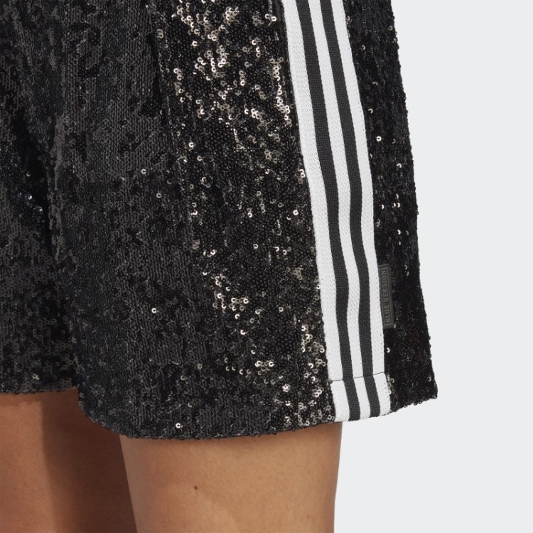 Bermuda De Lantejoulas Versão Azul Adidas Preto