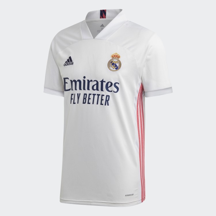 Real Madrid 20/21 Camisa Casa Adidas Branco