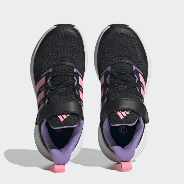 Sapato Rosa Adidas Fortarun 2.0 Cloudfoam Com Cadarço Elástico