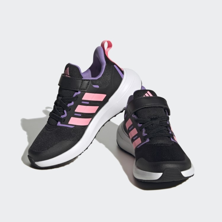 Sapato Rosa Adidas Fortarun 2.0 Cloudfoam Com Cadarço Elástico