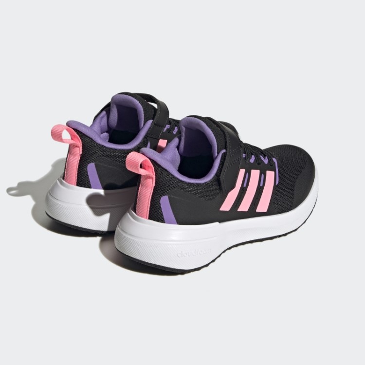 Sapato Rosa Adidas Fortarun 2.0 Cloudfoam Com Cadarço Elástico