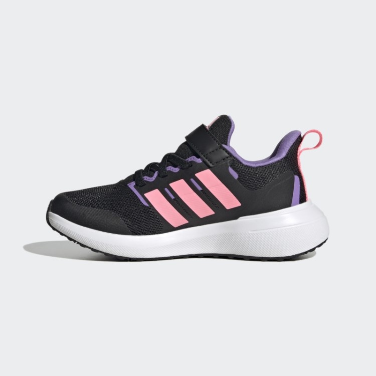Sapato Rosa Adidas Fortarun 2.0 Cloudfoam Com Cadarço Elástico