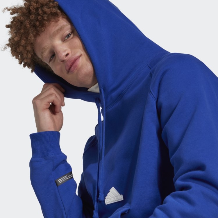 Moletom De Lã Adidas Azul