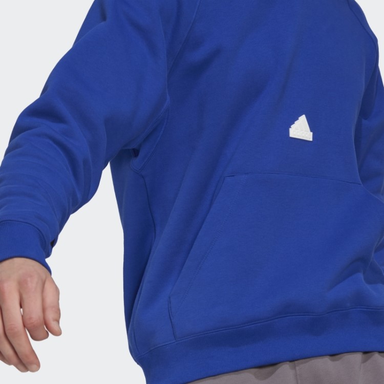 Moletom De Lã Adidas Azul