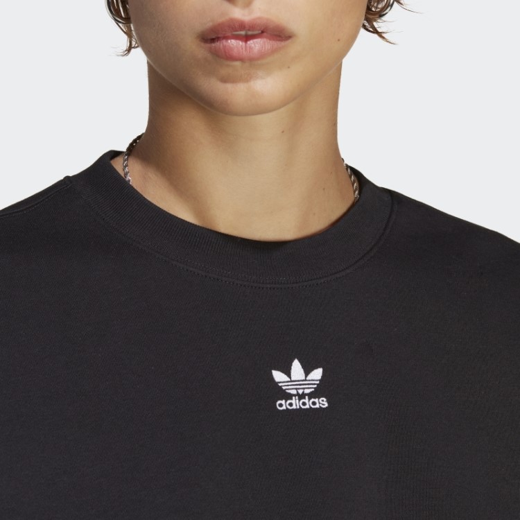 Moletom Adidas Adicolor Essentials Crew Preto
