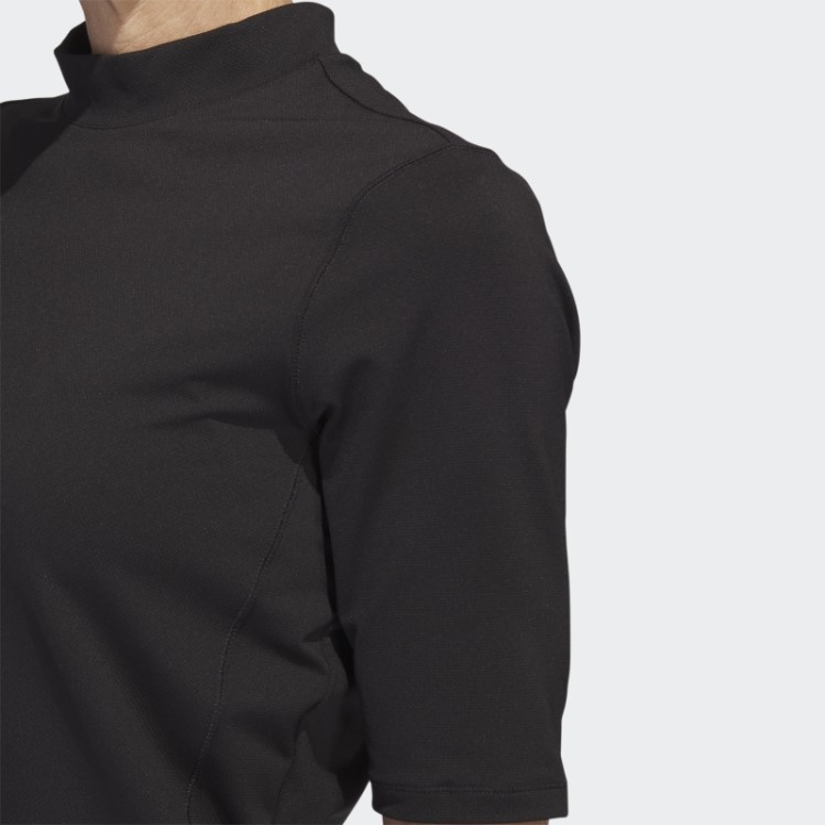 Camisa Polo Preta Adidas Essentials Mock