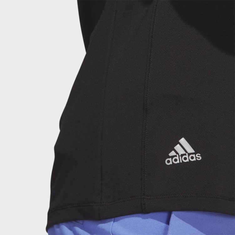 Camisa Polo Preta Adidas Essentials Mock