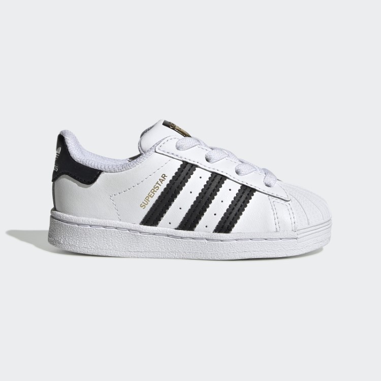 Elegantes Sapatos Adidas Superstar Pretos Originais