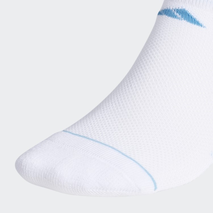 Meias No-show Com Listras Superlite Brancas Quentes 3 Pares Adidas