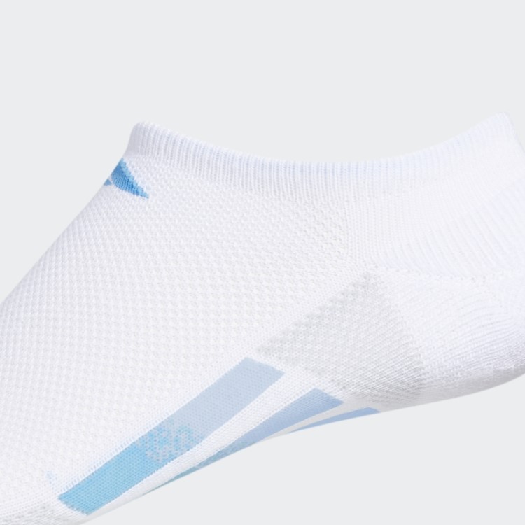 Meias No-show Com Listras Superlite Brancas Quentes 3 Pares Adidas