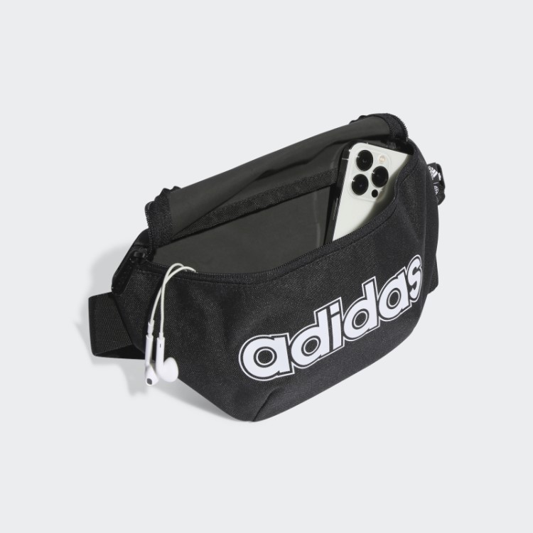 Bolsa De Cintura Clássica Funda Adidas Preta