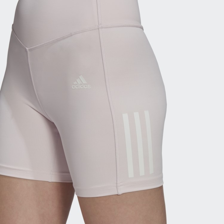 Bermuda Justa Adidas Hyperglam Aeroready Training Rosa