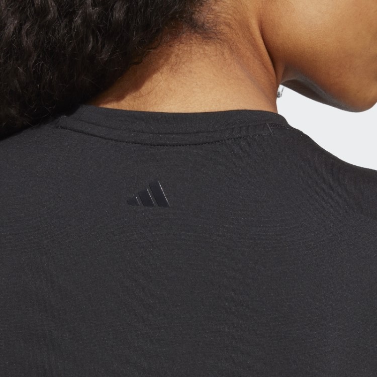 Moletom Preto Adidas Yoga Studio Crop