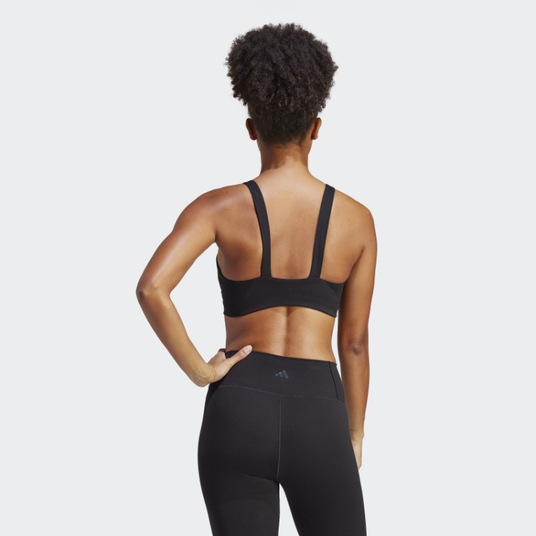 Sutiã Coreflow Luxe Studio De Suporte Médio Adidas Preto