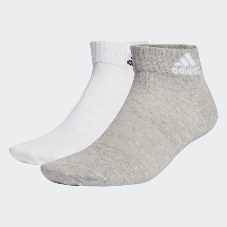Meias Esportivas Finas E Leves Cinza Médio 6 Pares Adidas