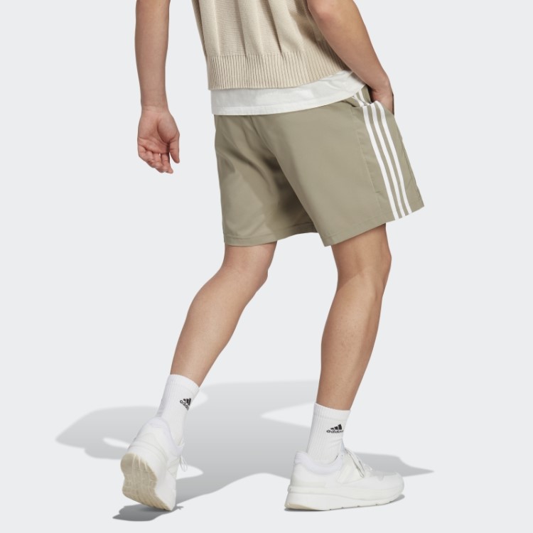 Short Adidas Aeroready Essentials Chelsea Com As Três Listras Silver Pebble