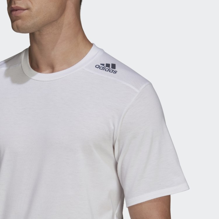 Camiseta Adidas Projetada Para Treino Branca