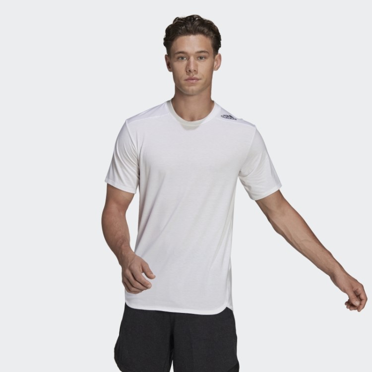 Projetada Para Camiseta De Treino Branca Adidas