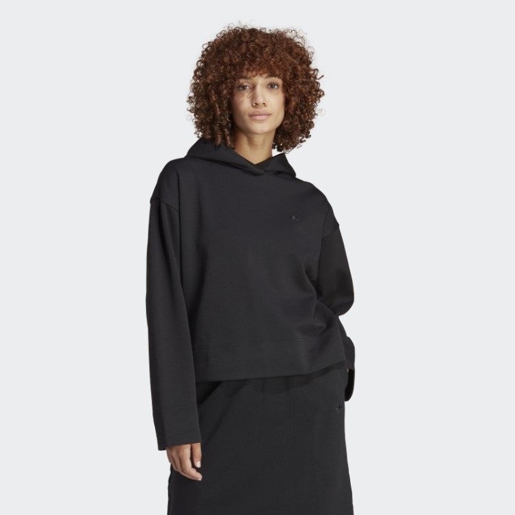 Premium Essentials Moletom Curto Adidas Preto