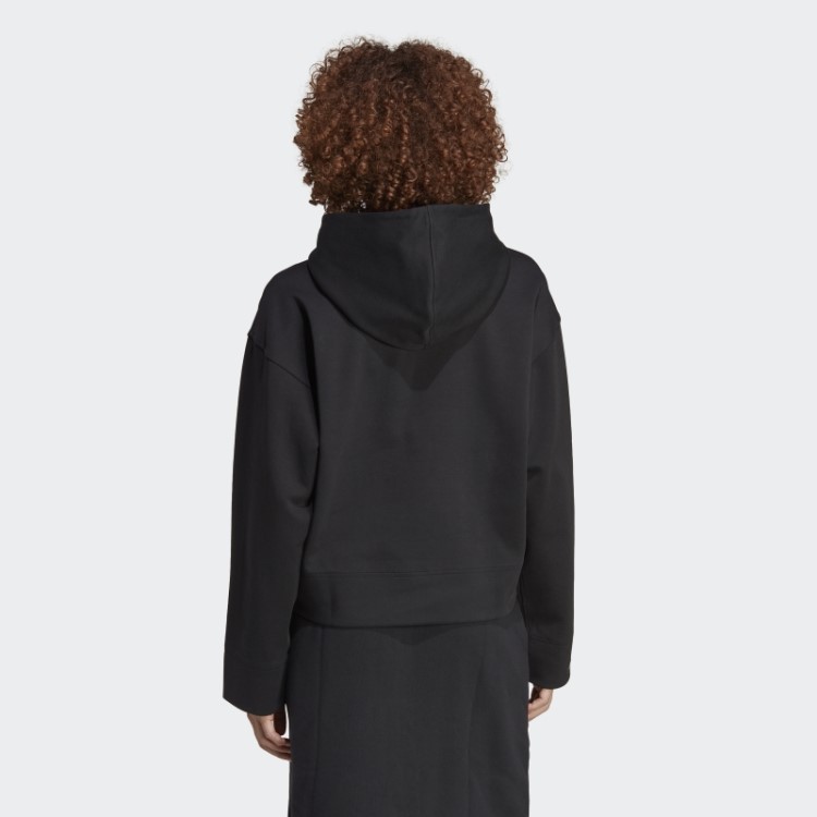 Premium Essentials Moletom Curto Adidas Preto