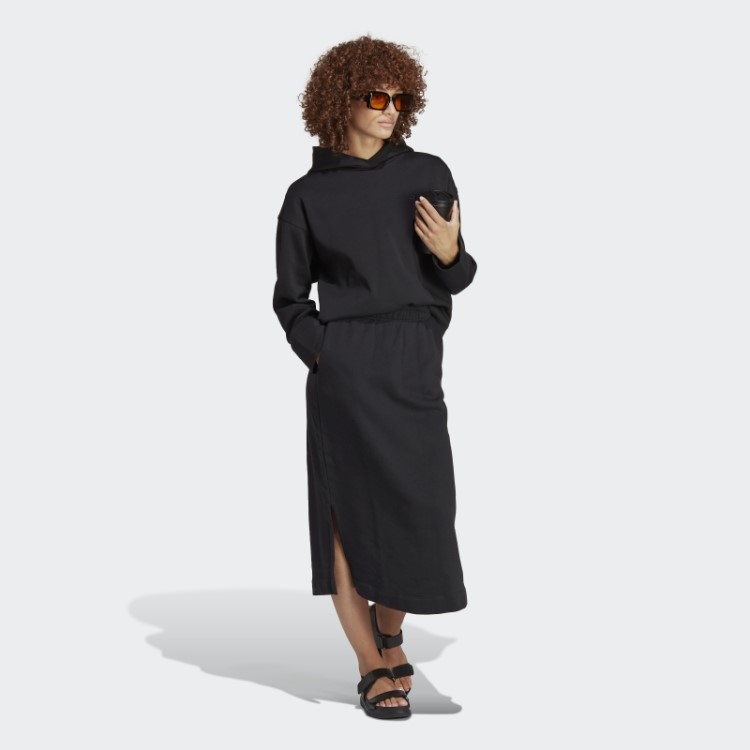 Premium Essentials Moletom Curto Adidas Preto