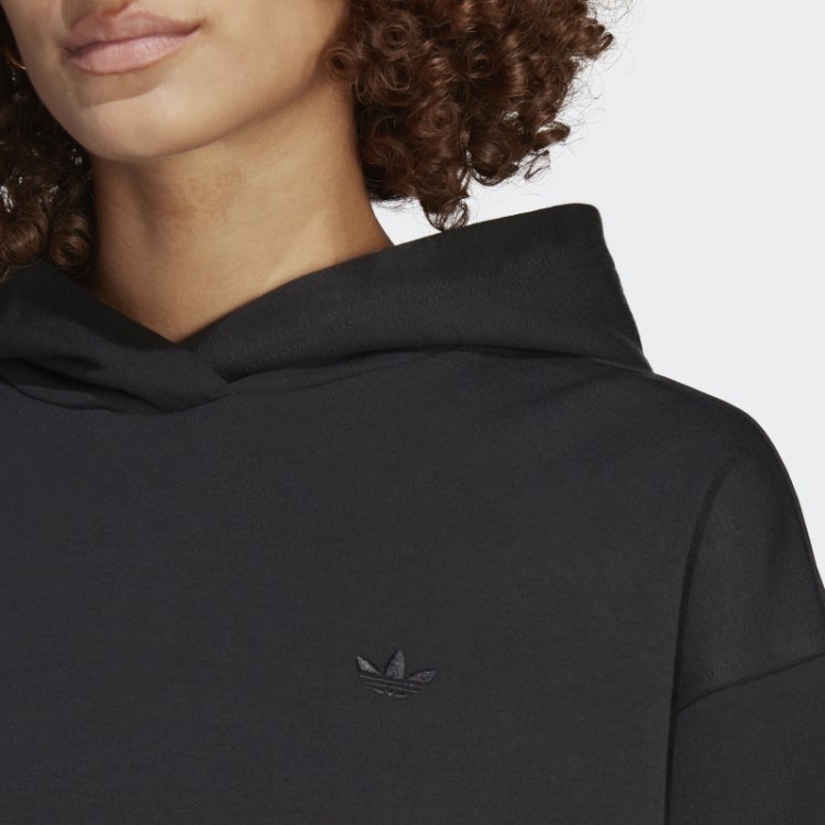 Premium Essentials Moletom Curto Adidas Preto