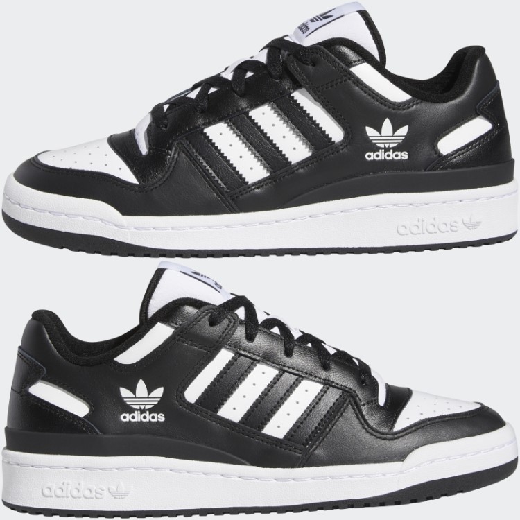 Sapato Baixo Adidas Forum Preto