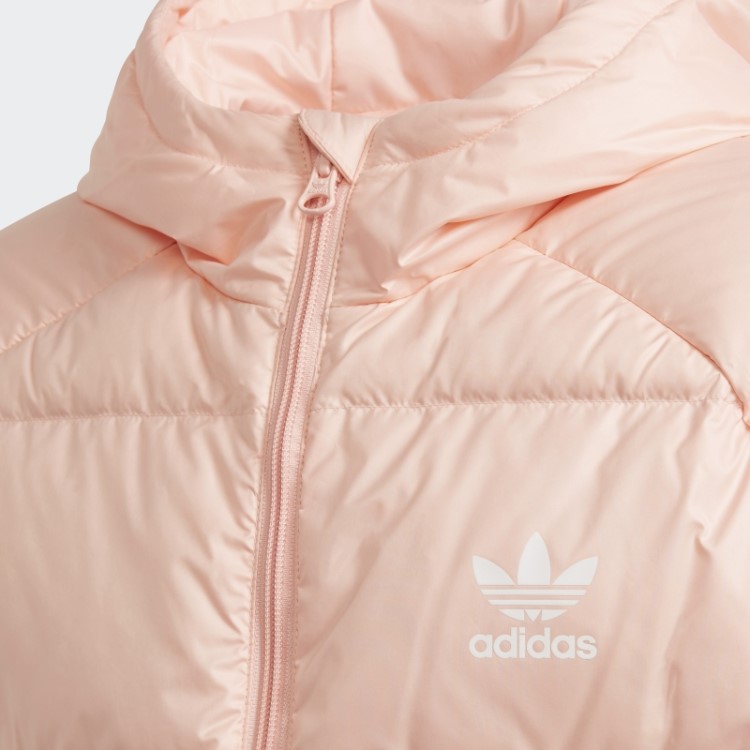 Jaqueta Alongada Adicolor Haze Coral Adidas
