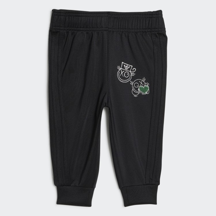 Collab Gráfico Conjunto Sst Preto Adidas