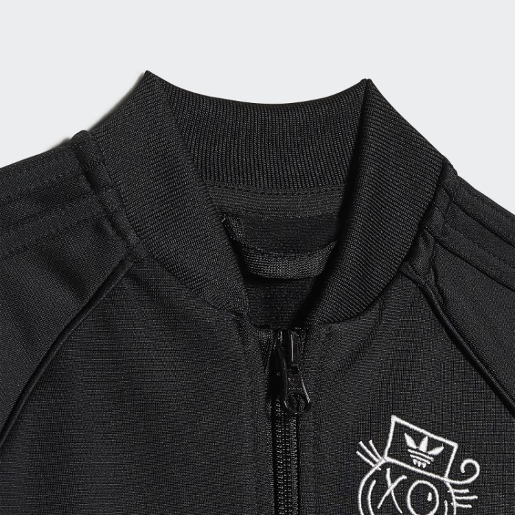 Collab Gráfico Conjunto Sst Preto Adidas