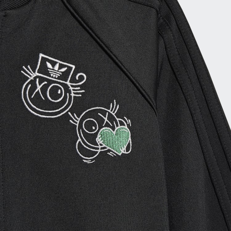 Collab Gráfico Conjunto Sst Preto Adidas