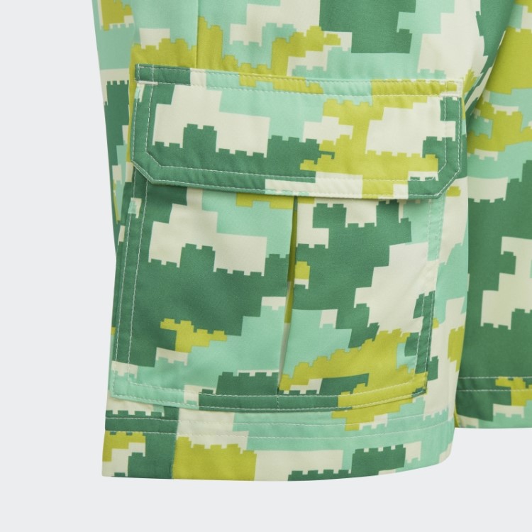 Short Verde Fashion Adidas X Lego Play