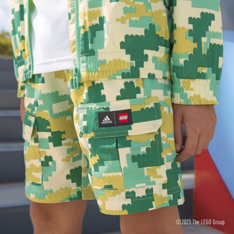 Short Verde Fashion Adidas X Lego Play