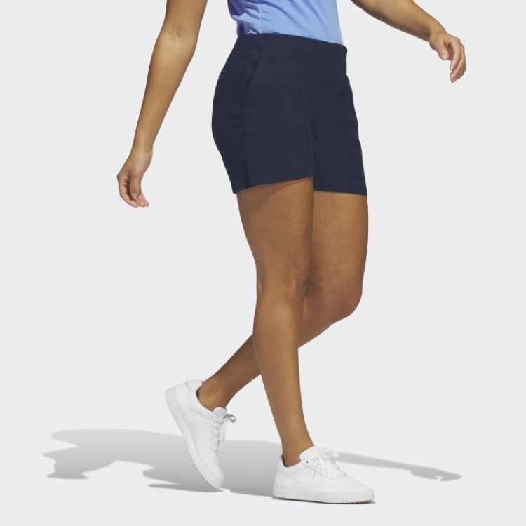 Bermuda De Golfe Adidas Navy Pintuck De 5 Polegadas Fashion