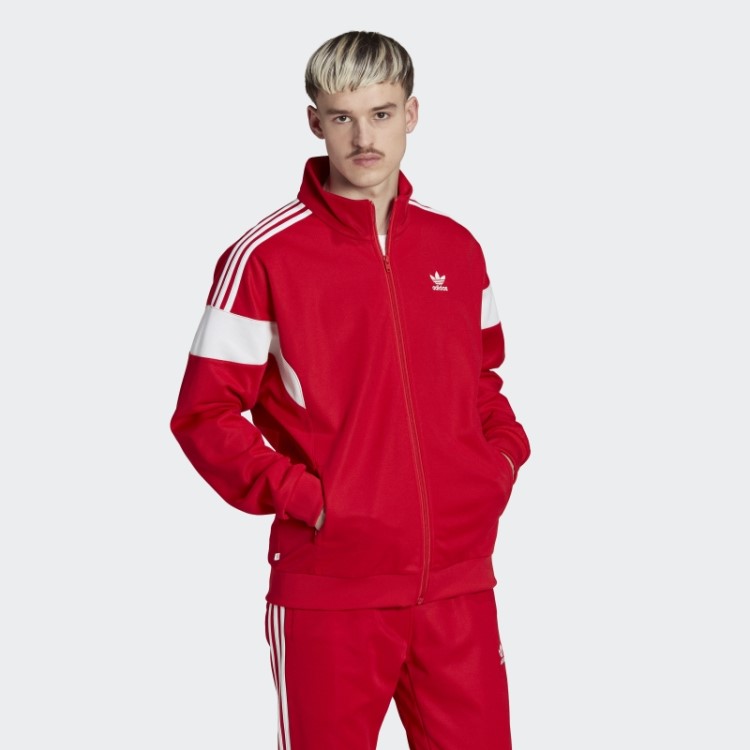 Jaqueta Adidas Adicolor Classics Com Linha De Corte Escarlate