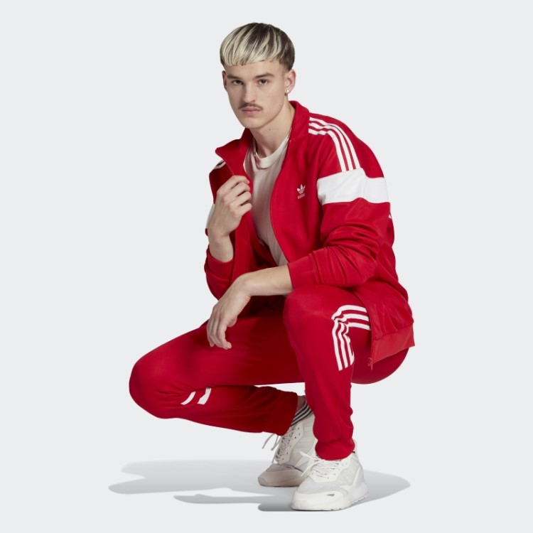 Top Adidas Scarlet Adicolor Classics Cut Line