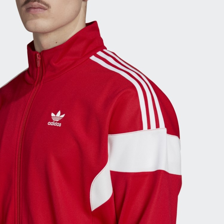 Top Adidas Scarlet Adicolor Classics Cut Line