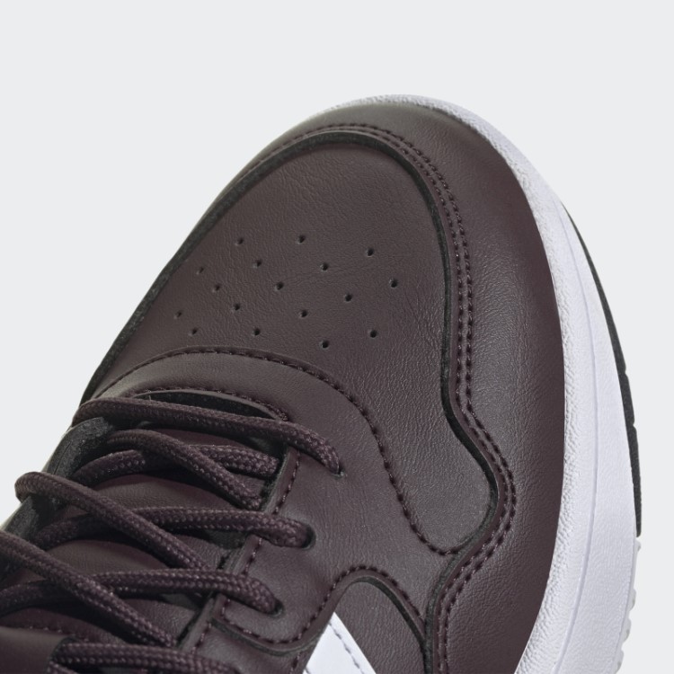 Marrom Adidas Hoops 3.0 Estilo De Vida Médio Basquete Clássico Forro De Pele Sapatos De Inverno