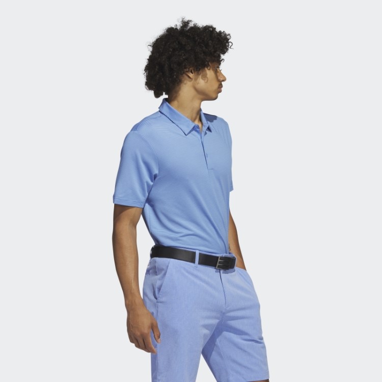 Camisa Polo Listrada Azul Otomana Adidas