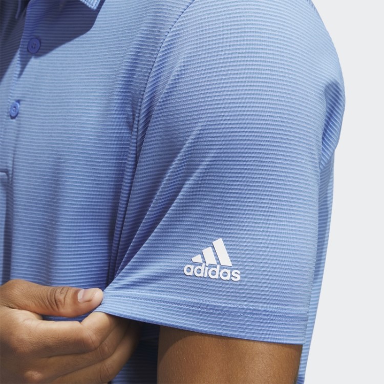 Camisa Polo Listrada Azul Otomana Adidas