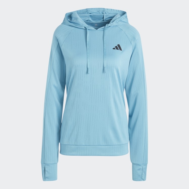 Moletom De Corrida Adidas Azul Feito Para Ser Refeito