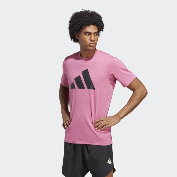 T-shirt De Treino Com Logótipo Train Essentials Feelready Fúcsia Da Adidas