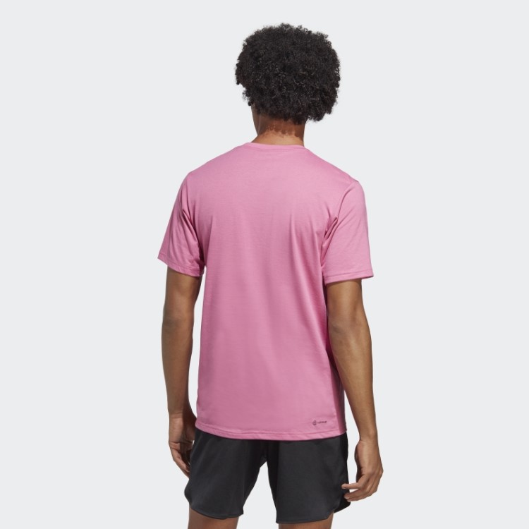 T-shirt De Treino Com Logótipo Train Essentials Feelready Fúcsia Da Adidas