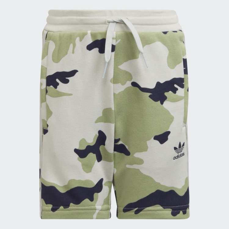 Shorts Camuflado E Camiseta Adidas Navy