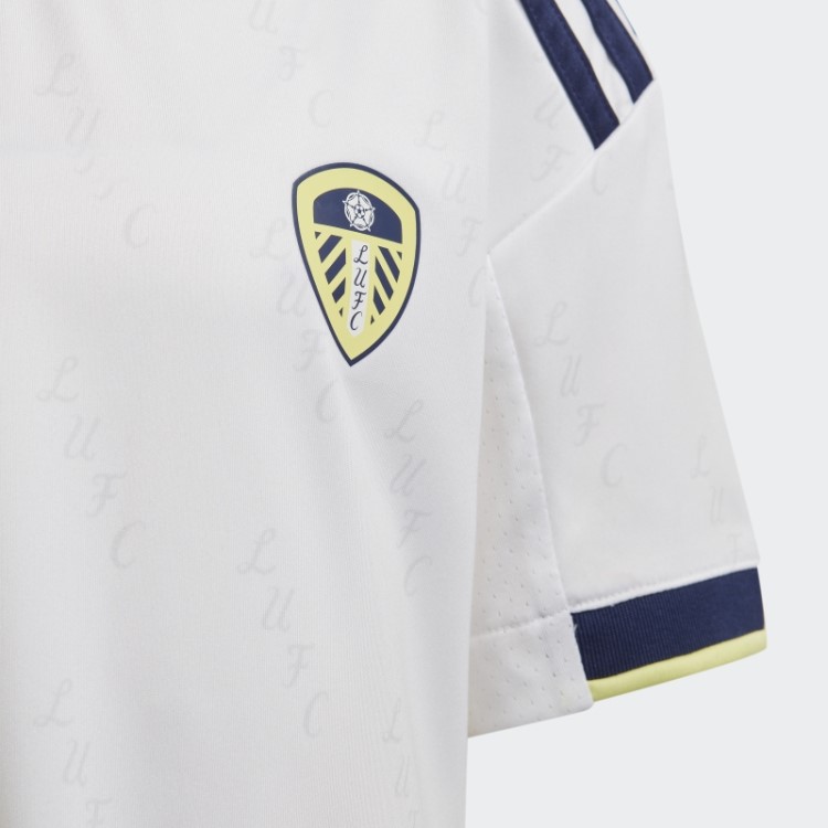 Branco Leeds United Fc 22/23 Home Mini Kit Adidas