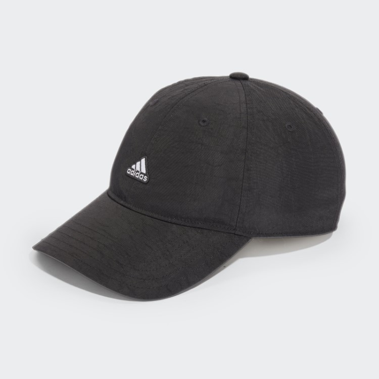 Chapéu Papai Preto Adidas De Náilon Enrugado