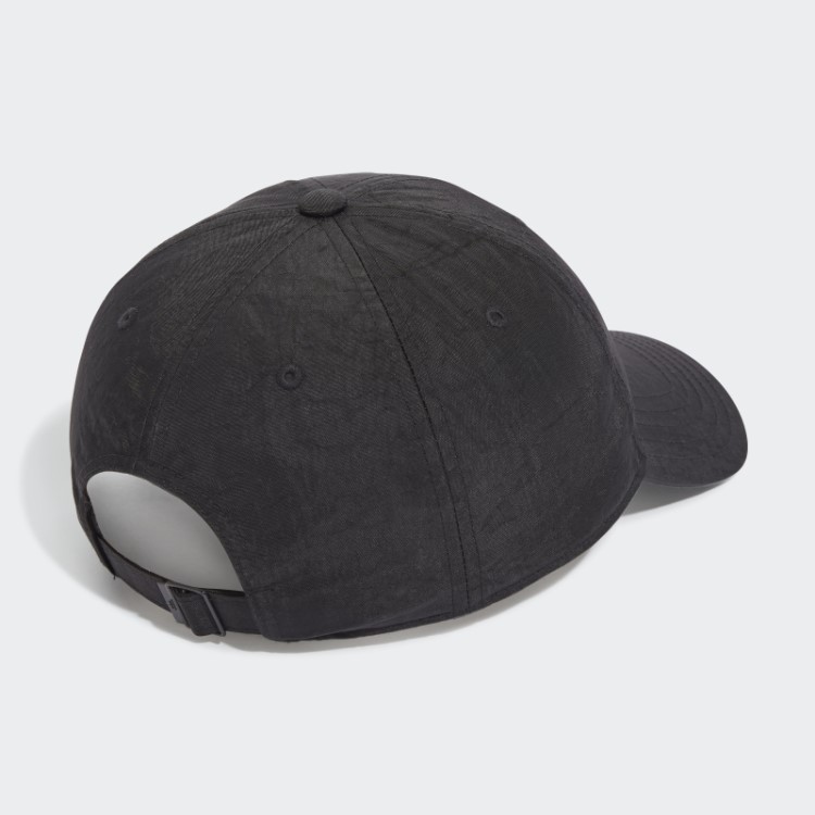 Chapéu Papai Preto Adidas De Náilon Enrugado