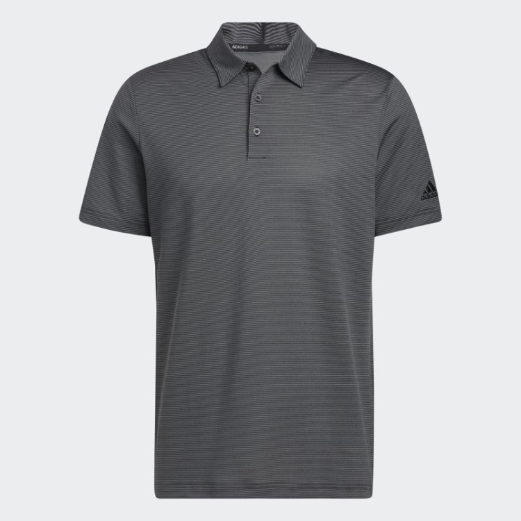 Camisa Polo Preta Adidas Com Listras Otomanas