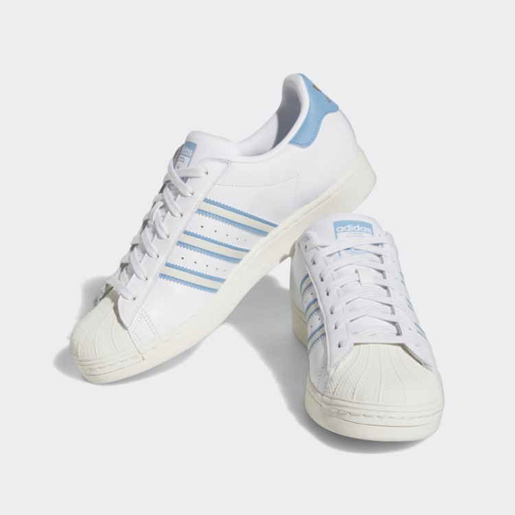 Sapatos Adidas Superstar Azul Claro